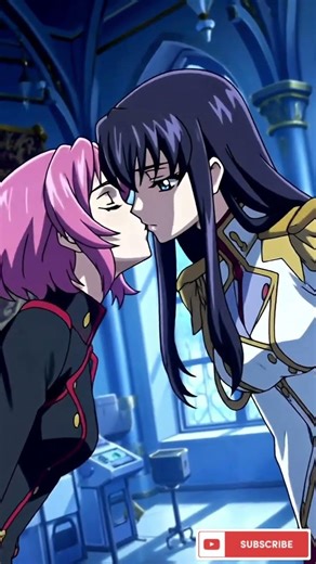 Anime based Code Geass - yuri kiss