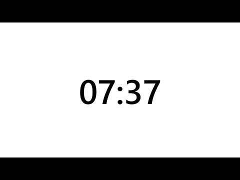 Timer for 7 minutes and 37 seconds