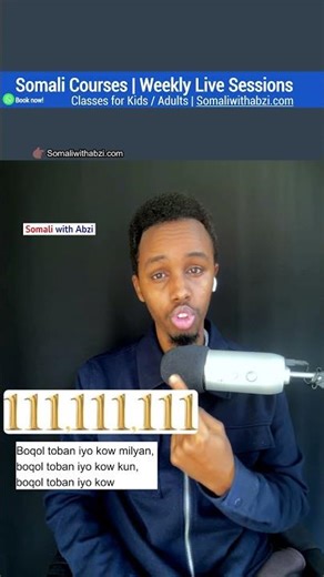 Trick Somali Numbers - 1 “Kow” | Learn Somali ‪@somaliwithabzi‬