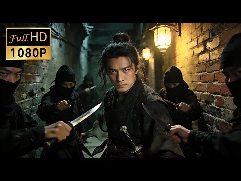 Cornered, the young man reveals his skills and knocks everyone down in seconds!