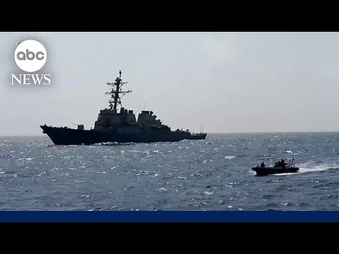 Iranian-backed Houthi boats sunk by US Navy helicopters