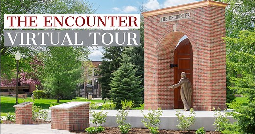 1.1K views · 30 reactions | Earlier today, our first-year students participated in the First Year Flyer Convocation. As part of that event, they were introduced to The Encounter at #LewisU. In this video, you can learn about the moment in the life of Saint John Baptist de La Salle that inspired The Encounter monument on the Romeoville campus of Lewis University. | Lewis University | Facebook