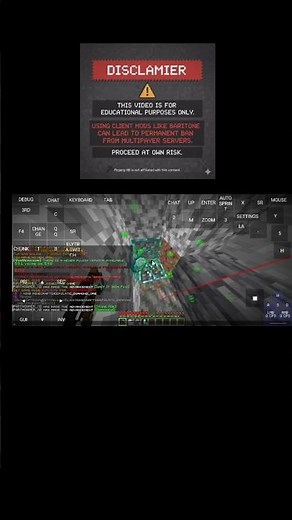 Minecraft Baritone Tutorial 💀☠️ #shorts #youtubeshorts #minecraft ‪@gojo_ofroblox‬