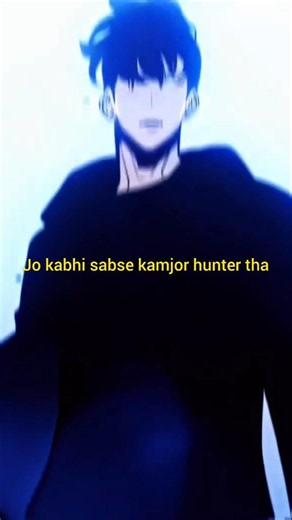 hunter jinwoo weakest hunter #anime