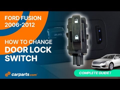 How to replace the Door Lock Switch 2006-2012 Ford Fusion 🔓