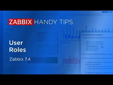 Zabbix Handy Tips: User Roles