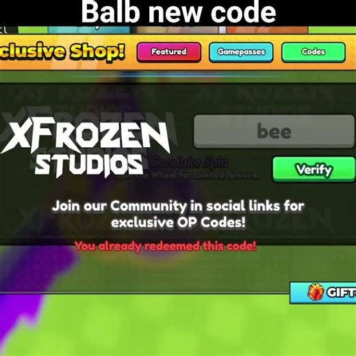 be a lucky block code#code#robloxshorts