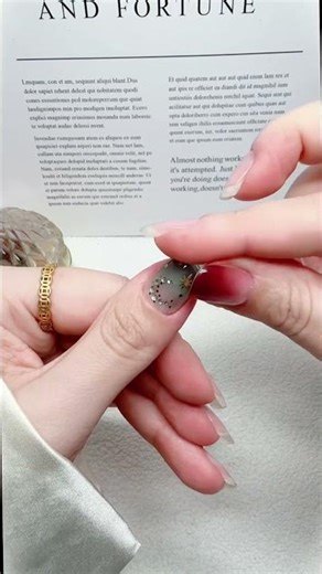 Nail Sticker Easy nail design idea 2715