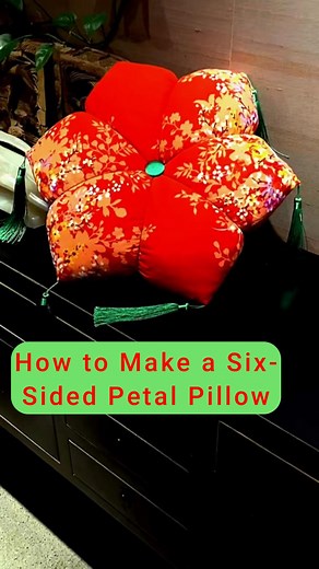 18K views · 424 reactions | How to Make a Six-Sided Petal Pillow #pillow #cushionstyling #cushions #cushiondesign #cushionmaking #pillowmaking #howto #satisfyingvideos #homedecorlovers #handcrafted #diy #trending2024 #selflearning #easytolearn #Handmade #diycrafts #allgirlsthings #selfimprovementdaily #crafts | All Girls' Things | Facebook