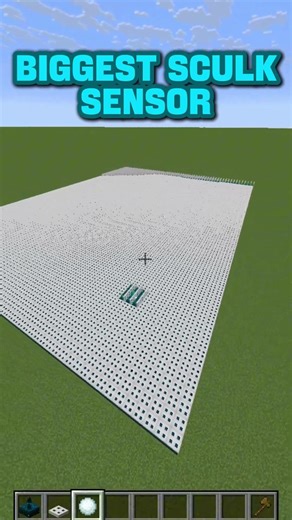 Sculck Sensor Build #minecraft