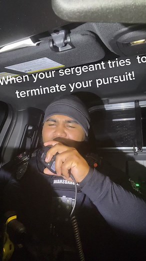 Sergeant Terminates Pursuit: Cop Comedy Skit