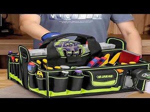 A must-have product! 40-POCKETS Tool Tote, Tool Bag Organizer, Electrician Tool Bag, HVAC Tool Bag