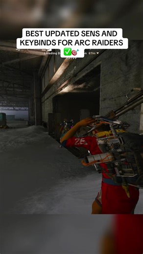 BEST SENS AND KEYBINDS FOR ARC RAIDERS🎯✅ #arcraiders #fyp #gaming #scxzrr #movement