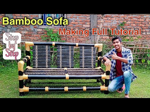 How to make a bamboo Sofa 😍 || Bamboo Furniture making || Bamboo Sofa Set || Home decoration ❤️
