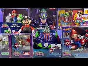 Super Mario Galaxy Movie Toy Collection Unboxing & Review | Mario, Luigi, Bowser Jr. & More!