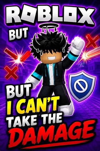 roblox but I can't take the damage #roblox #youtubeshorts #gaming #robloxshorts