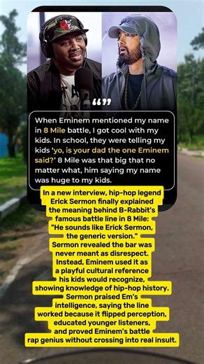 Erick Sermon Explains Eminem 8 Mile Bar..#eminem