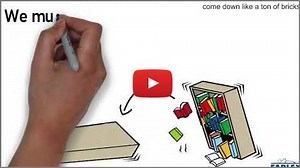 you came down like a ton of bricks