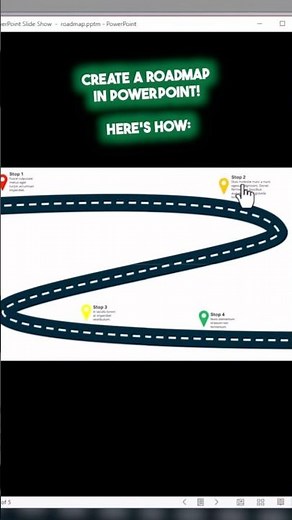 Build a Roadmap in PowerPoint 🚗