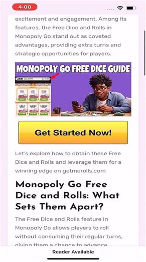 Monopoly Go Free Rolls Dice - How to Get Unlimited Free Rolls Dice in Monopoly Go #shorts