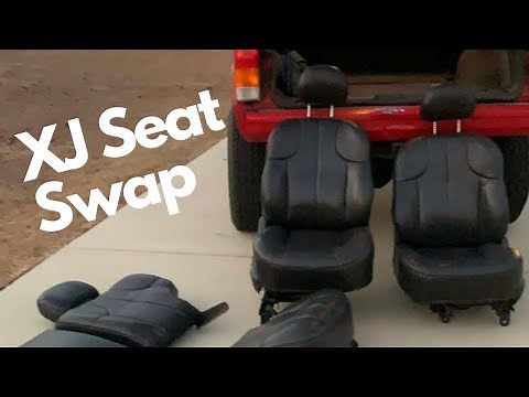 How to install WJ Grand Cherokee Front Seats into a Jeep Cherokee XJ (XJ Seat Swap!)