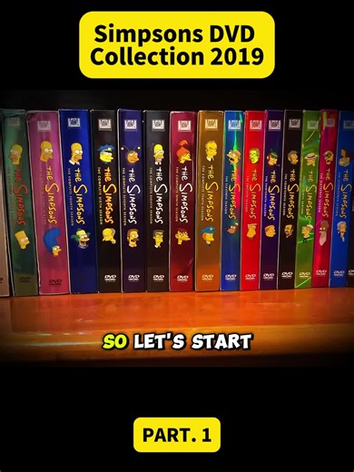 Simpsons DVD Collection 2019 #thesimpsons #dvdcollection #art #nostalgia #dvd