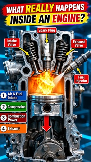 What REALLY Happens Inside an Engine?