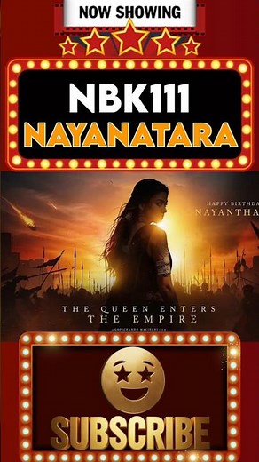 NBK111 Update: Nayanthara Confirmed as Heroine! #balakrishna #nayanthara #update #viral #shorts