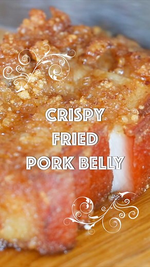 Crispy Fried Pork Belly Recipe! #cripsyporkbelly #friedporkbelly #porkbellyrecipe #chinesefood #chineserecipe Printable Recipe:https://cicili.tv/crispy-fried-pork-belly-recipe/ Serving: 6 Prep time: 20 minutes Rest time: Overnight Cook time: 10 minutes Ingredients: 2 pounds pork belly, with skin 3 tablespoons soy sauce 3 tablespoons oyster sauce 2 tablespoons Shaoxing wine 2 tablespoons honey Pinch of five-spice powder Pinch of white pepper 1 1/2 cup tapioca starch, coarse 4 cups oil | CiCi Li