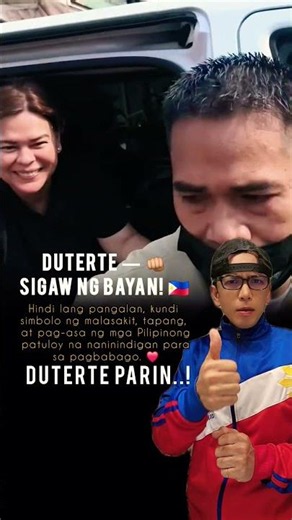 DUTERTE PARIN PARA SA PAGBABAGO AT PAGKAKAISA #duterte #shorts #trending #viralvideo #vpsara #viral