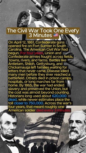 The Civil War Took One Every 3 Minutes 🇺🇸