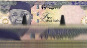 Nigerian Naira Money Counting Machine Down Stock Video - Video of note, currency: 231270813