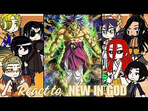 Record of ragnarok Gods react to broly | super saiyan Goku | Gacha life 2 | Dragonball heroes