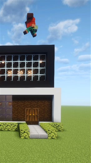 MINECRAFT Porsche House🏡❤️ #minecraft #minecraftbuilding #minecrafthouse