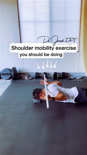 38K views · 486 reactions | A shoulder mobility exercise you need to consider adding to your routine. #shoulderpainrelief #shouldermobility | Dr. Jacob | Facebook