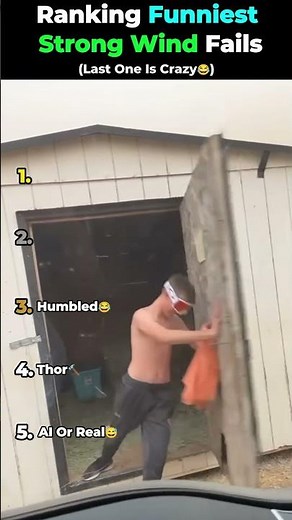 Ranking Funniest Strong Wind Fails Ever😂😂