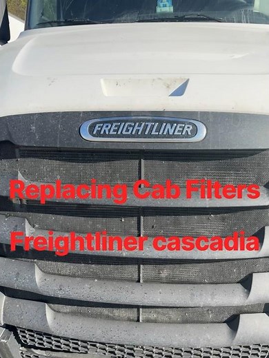 Replacing Cab Air Filters On Freightliner Cascadia