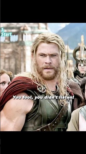 Thor: Ragnarok (2017)｜Thor Faces the Truth: Watching the “Story” of Him and Loki ⚡👑🗡️