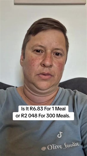 Charity Meal Costs: R6.83 vs. R2048 for 300