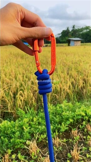 The Most Secure Way to Tie a Carabiner! 🪢