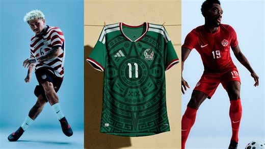 Here are the kits for the World Cup 2026 host nations