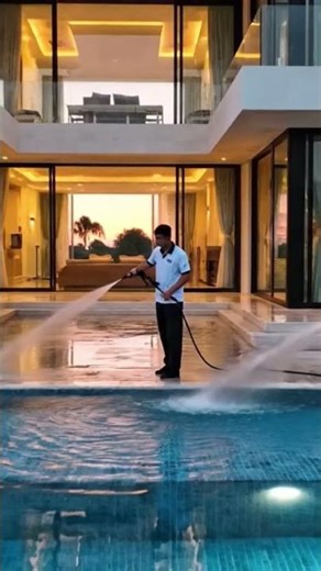 From Empty Land to Dream Villa + Pool in 15 Seconds 😳🏡💦 #shorts