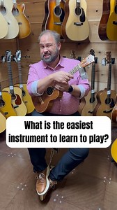 The easiest instrument to learn as a beginner! #guitar #ukulele #guitarteacher #musician #easiestinstrument | The Acoustic Shoppe