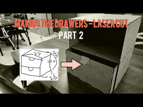 DIY Drawer Cabinet Drawers | Laser Cutting MDF