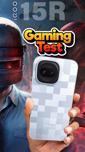 iQOO 15R Gaming Test 🔥 #shorts