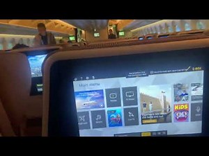 Etihad airways ey124 flight Frankfurt to Dubai