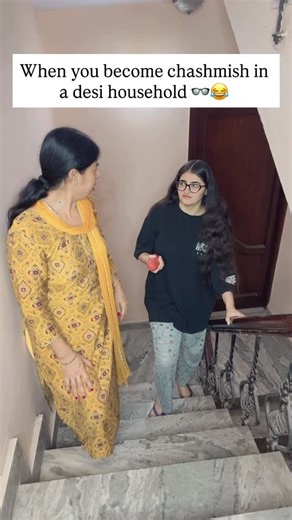 Siddharth Arora | Comedian on Instagram: "When you become chashmish in a desi household 👓😂 . . . . . [ Indian moms , comedy , funny , eyes , trending reels ] . . . . . . . . . . . . . . . . . . . . . . . . . . . . . . . . . . . . . . . . . . Disclaimer : This video is completely fictional not real and is just made for fun/entertainment purpose only as all the actions as well as all the dialogues shown/used in this video are completely fictional not real as all the three characters shown in thi