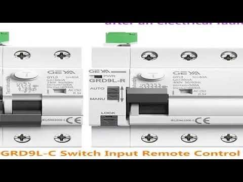 GRD9L-R Auto Reclosing Device Remote Control Circuit Breaker 2P 4P 40A 63A 30mA 100mA 300mA RCD