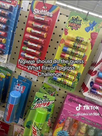 Lip Gloss Flavor Guessing Challenge