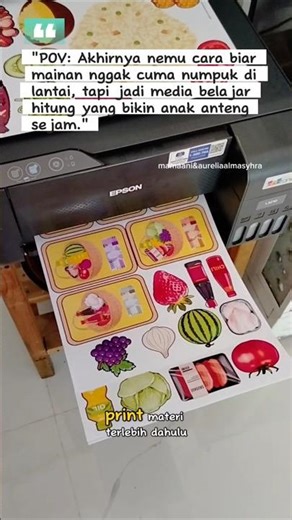 Materi ide bermain jualan di supermarket #idebermain